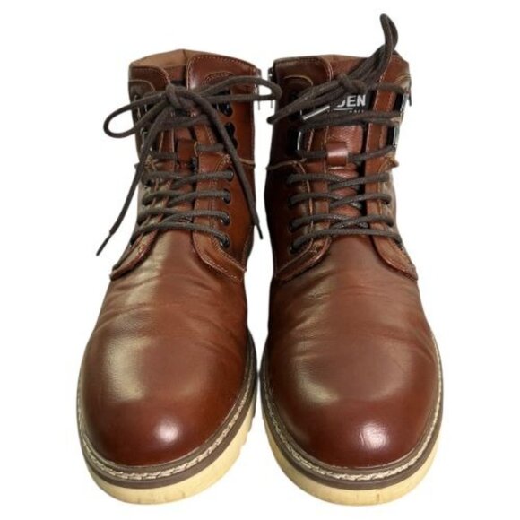 Steve Madden Delwak Brown Lace Up Boots Casual Ankle Chukka Mens Size 11 - Picture 13 of 13
